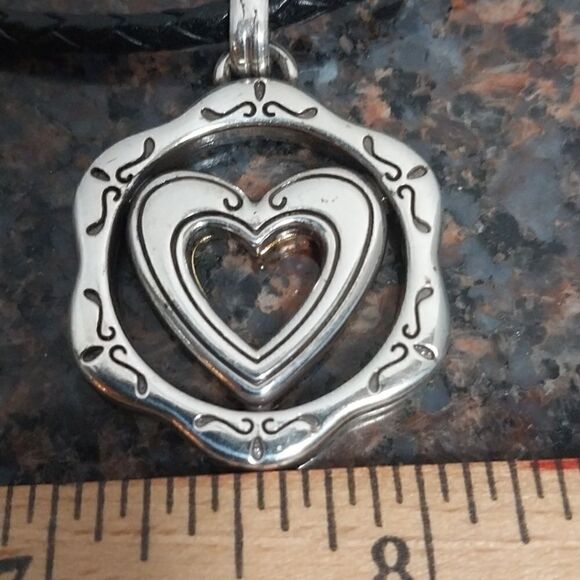 Reversable BRIGHTON Heart Necklace....NEW - Picture 5 of 7